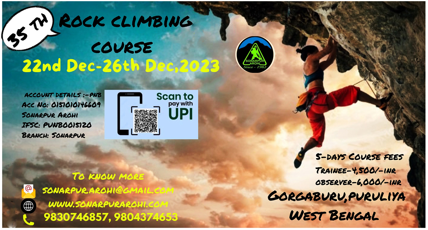 35th Rock Climbing Course: 2023