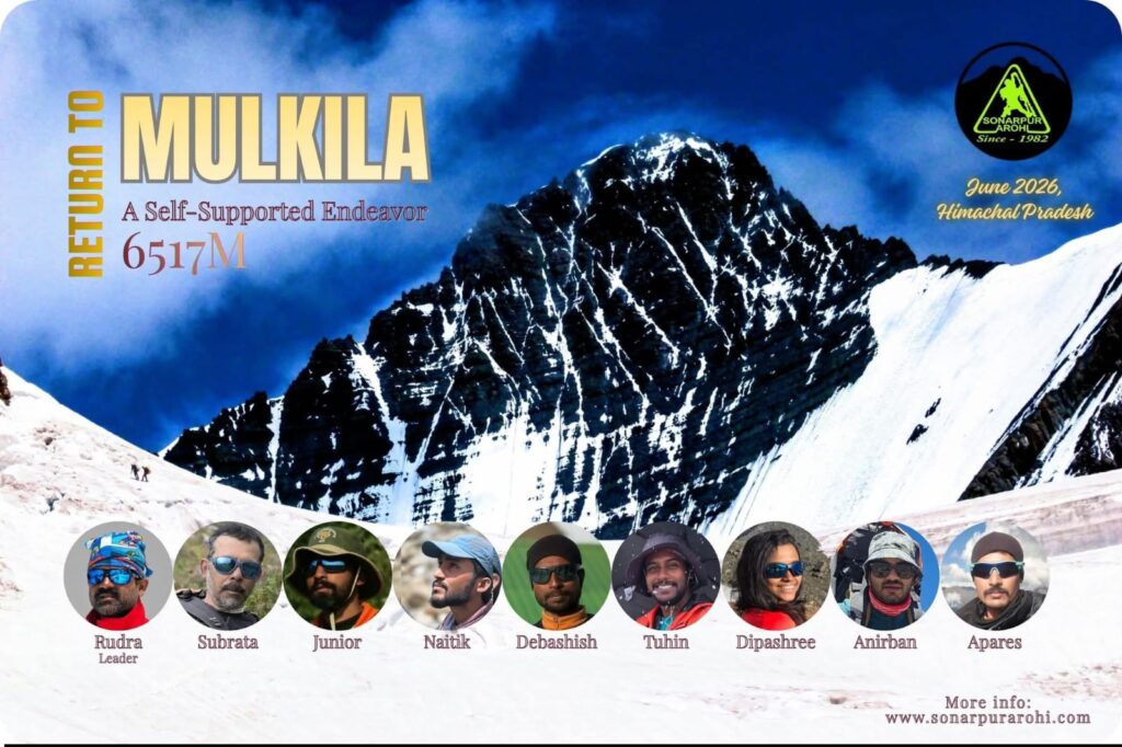 Return To MULKILA “a self supported Expedition”(6517 M)2026 Return To MULKILA “a self supported Expedition”(6517 M)2026
